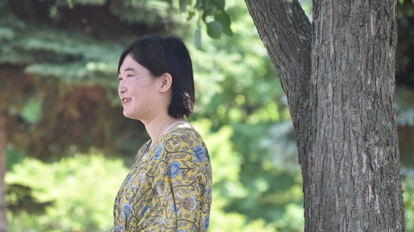 ハレルアトリエでのヨガ